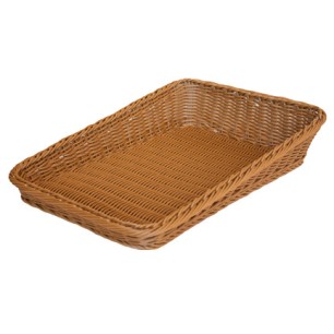 Водоустойчив панер PVC 40x35x4x10см кафяв  GCC-(674039B-ОТ) - Horecano