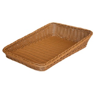 Водоустойчив панер PVC 40x35x4x10см кафяв  GCC-(674039B-ОТ) - Horecano