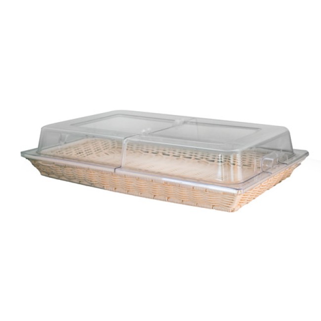Комплект PVC панер със странично отваряем пластмасов  капак 53x32,5xH5см GCC-(671013A-RE) - Horecano
