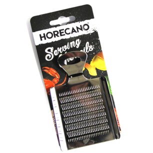 Иноксово ренде   за джинджифил и чесън голямо  13.5x9см HORECANO-(HC-981477)