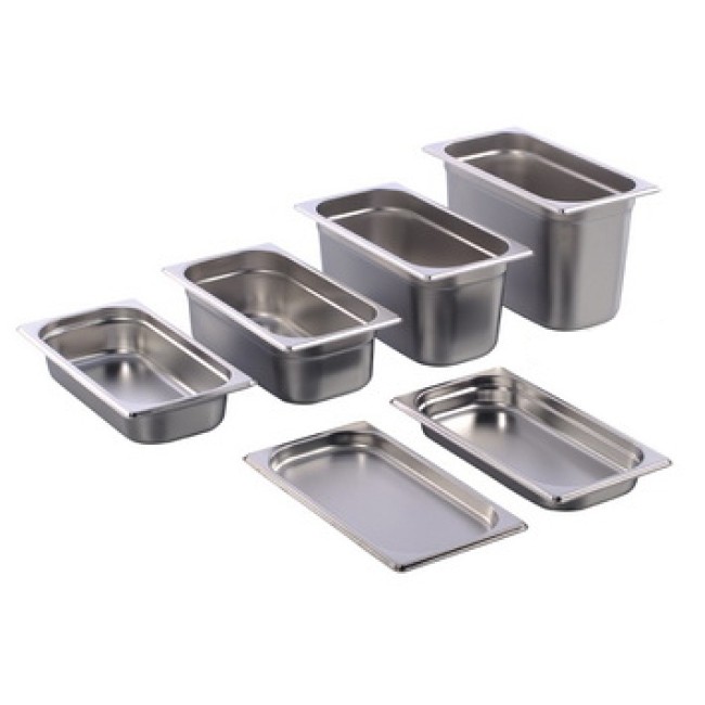 Иноксов гастронорм 1/3 GN  h65мм 325x176мм 14/1 GF-(GF-13065) - Horecano