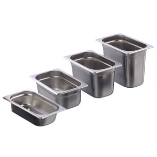 Иноксов гастронорм 1/4 GN  h200мм 265х162мм 14/1 GF-(GF-14200) - Horecano