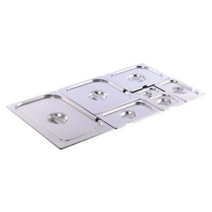 Иноксов капак за гастронорм 1/1 530x325мм 14/1 GF-(GL-110) - Horecano