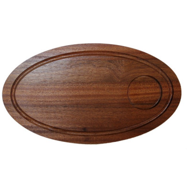 Дървена дъска  за презентация елипса 23x38x1.5см  HORECANO-(HC-981523) C067B 