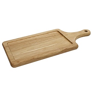 Дървена дъска   правоъгълна  за сервиране с дръжка 40x17xh2см CN-(0698-1) - Horecano