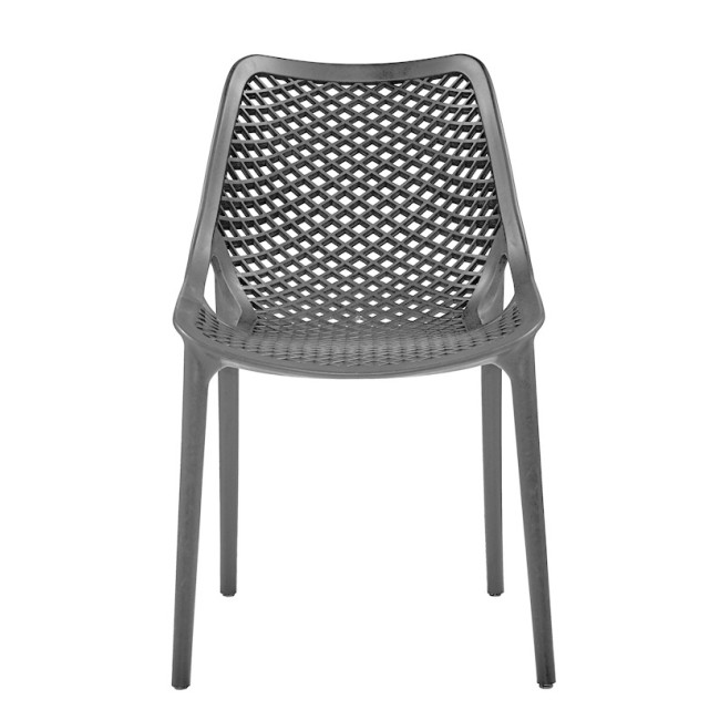 Стол  61x51x82см  тъмно сив HORECANO-LONDON-(HC-42385)