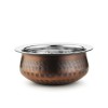 Купичка с релеф и медно покритие 14.50см  x 6см- 600мл ANTIQUE-(SG-86101(B)) - Horecano