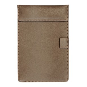 Кожен клипборд с магнит за сметки  20x13см кафяв HORECANO-(HC-93825)