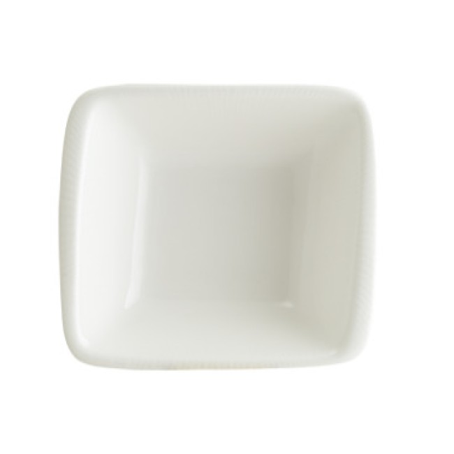 Порцеланова купичка квадратна 8x8.5см BONNA-IRIS WHITE-(IRSWH MOV 10KS)