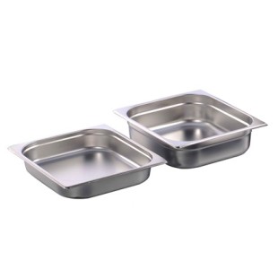Иноксов гастронорм  2/3 GN  h100мм 354х325мм 14/1 GF-(GF-23100) - Horecano