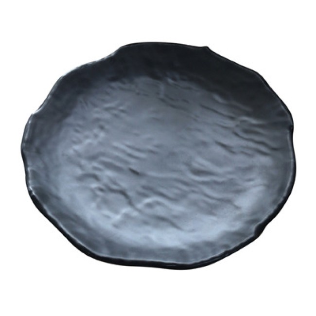 Меламинова чиния  Norma Plate 20xh2.8см черна  KN-(43020 BL) - Kulsan