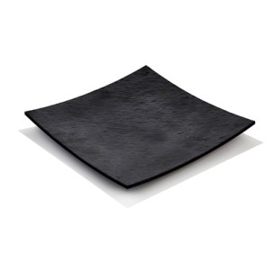 Меламиново плато квадратно  35x35см черно HORECANO-(711)