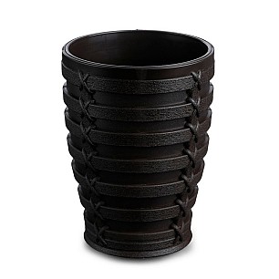 Пластмасова  поставка за четки за зъби PALM кафява PN-(M-E59-10)  - Primanova