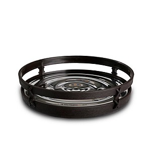 Пластмасова  поставка   за сапун PALM кафява PN-(M-E58-10)  - Primanova