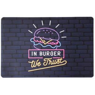 Полипропиленова подложка  за хранене BURGER  43,5x28,5см HORECANO-(PPCO-28064)