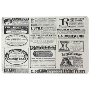 Полипропиленова подложка  за хранене OLD NEWSPAPER 43,5x28,5см HORECANO-(PPCO-27785C)