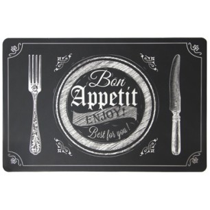 Полипропиленова подложка  за хранене BON APPETIT B 43,5x28,5см HORECANO-(PPCO-24791-BLACK)