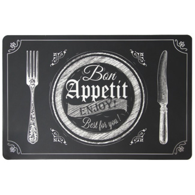 Полипропиленова подложка  за хранене BON APPETIT B 43,5x28,5см HORECANO-(PPCO-24791-BLACK)