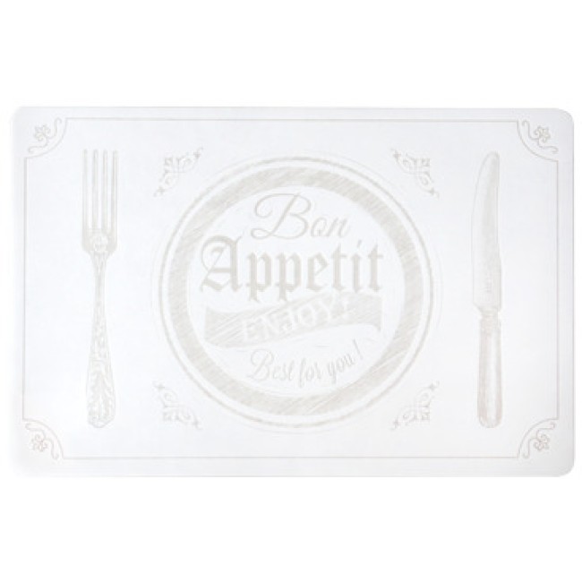 Полипропиленова подложка  за хранене BON APPETIT W 43,5x28,5см  HORECANO-(PPCO-24791-WHITE)