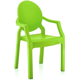 Пластмасово детско столче с подлакътник  светло зелено  31x33x65см ИП-(CM-410/CM-515) - Irak Plastik
