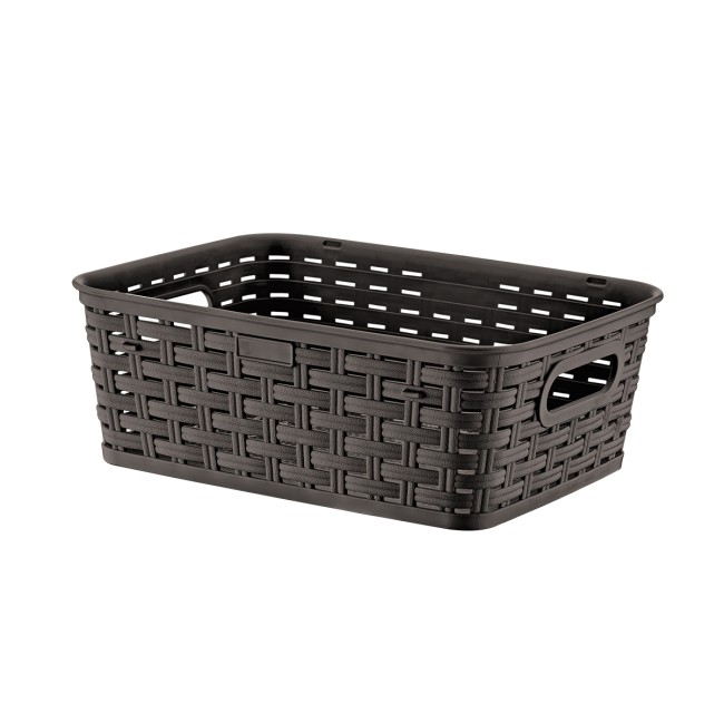 Панер PVC ратан 20x29.5x7см различни цветове ИП-(SP-230) - Irak Plastik