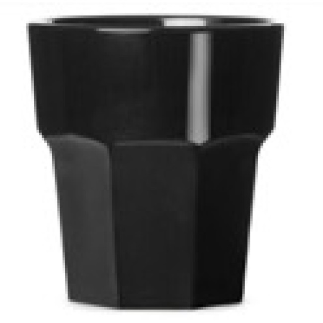 Поликарбонатна чаша  8,4xh9см  250мл черна RK-PREMIUM BLACK-(PM.250)  - Rubikap