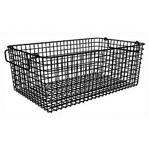 Метална касетка GN 1/1   52x31,5xh16см черна HORECANO-OLD SCHOOL BUFFET-(960106BK)