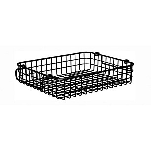 Метална касетка  GN 1/1 31,5x25,5xh8см черна HORECANO-OLD SCHOOL BUFFET-(960103BK)