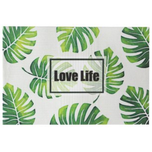Подложка за хранене LOVE LIFE 45x30см PVC (0193664) - Horecano