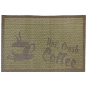 Подложка за хранене Hot Fresh Coffee 45x30см зелена (0193656) - Horecano