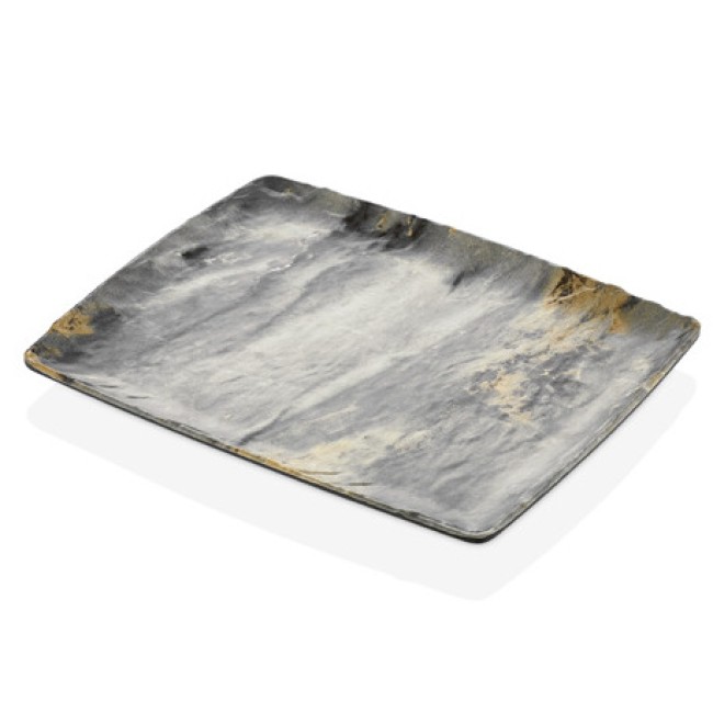 Меламиново плато ROYAL MARBLE POLARIS GN 1/2 32,5x26,5см (41012RM) - Kulsan