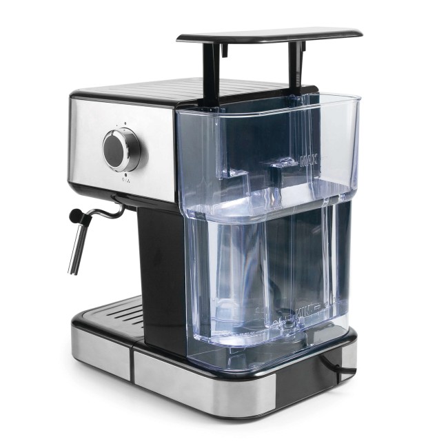 Еспресо машина за смляно кафе и ESE капсули 220-240V, 50/60Hz, 850W, 15 bar, 1,5л, 21x26,5x30см, 3,60кг - Lacor