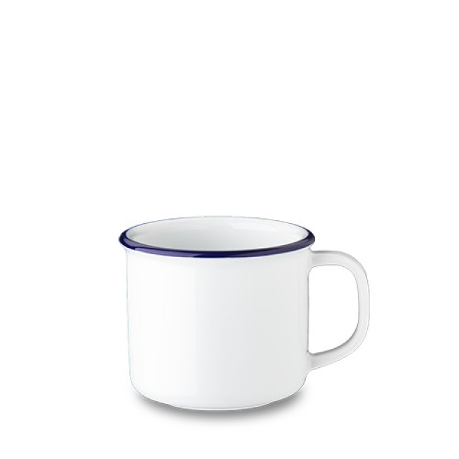 Порцеланова чаша / канче 180мл със син кант RETRO MUGS - G.Benedikt