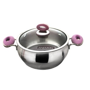 Иноксова тенджера 20х10см 3л HR-ANEMON - Hascevher