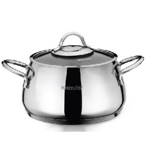 Иноксова тенджера 24x14см 4.2л HR-DAMLA-(9073.004/ 3TTCKK0424009) - Hascevher 