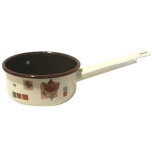 Емайлирана касерола 16см с декор RUSTICA - 415/16 РЯ-(12-1722) - Horecano