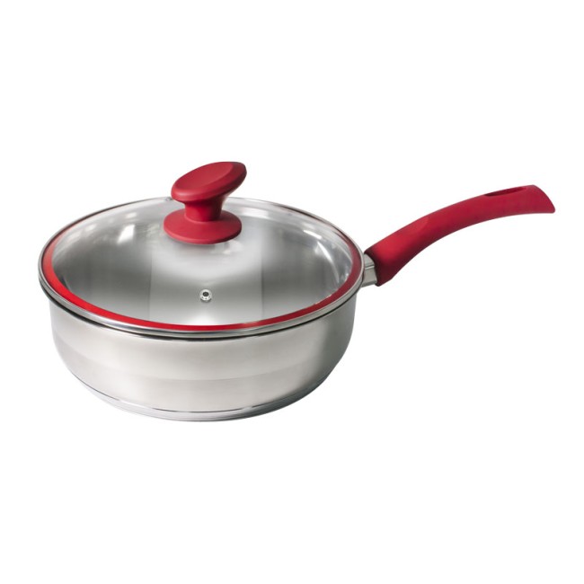 Иноксов тиган с капак 24см WINOX-(S-A1129-24F) (MIR-004)