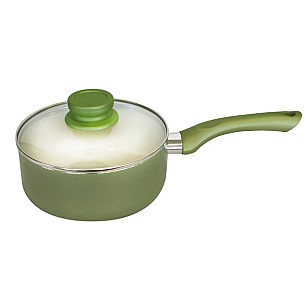 Алуминиева касерола с керамично покритие 18см зелена TANGO-(HX-40.18GR) - Horecano