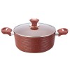 Тенджера 28см с керамично мраморно покритиекеремида ЕКО-(HX-C7PC28LB) - Horecano