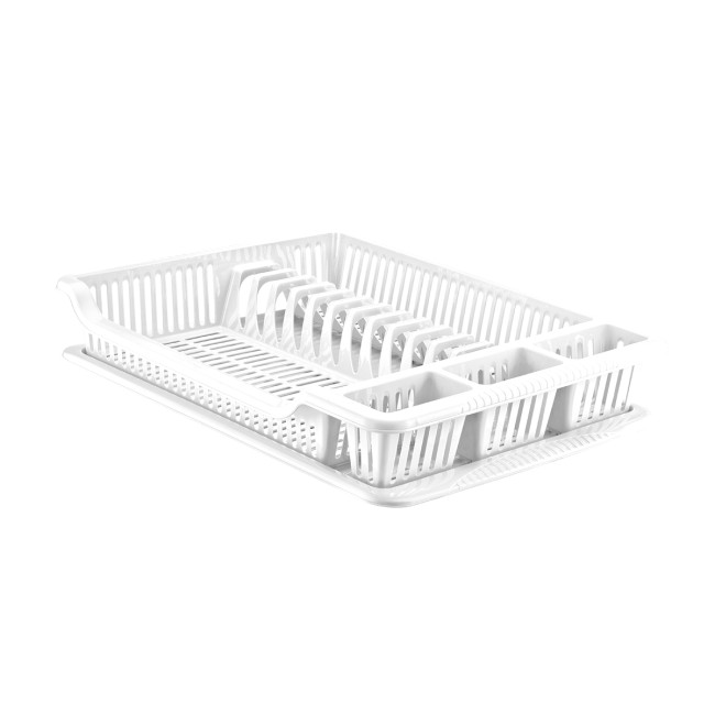 Пластмасов стелаж за чинии на 1 етаж 47 x 39 x 9см различни цветове ИП-(TA-155) - Irak Plastik