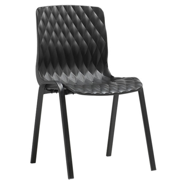 Стол ROYAL 52x50xh83см черен NOVUSSI-(C018) 