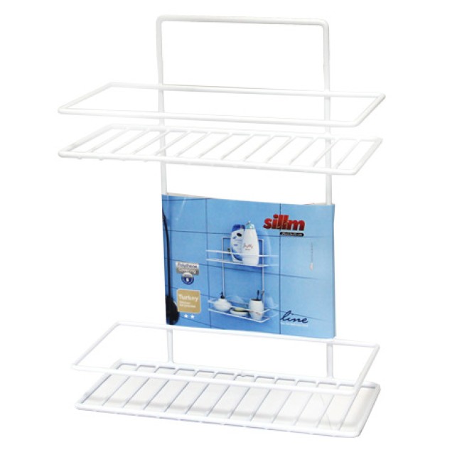 Етажерка за баня на 2 етажа  26x13x35см (LT 005) - Horecano