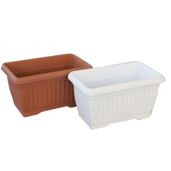 Пластмасова саксия 31см кафява ИП-(US-310) - Irak Plastik