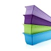 Пластмасова саксия АНТИК тъмно лилава 60x20x17см 13л ИП-(АВ-200) - Irak Plastik 