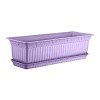 Пластмасова саксия АНТИК виолетова 60x20x17см 13л ИП-(АВ-200) - Irak Plastik 