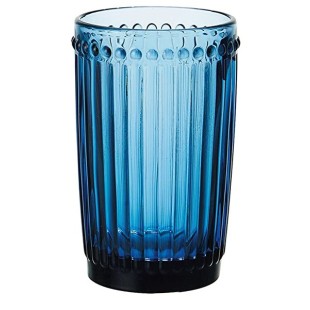 Стъклена чаша за безалкохолни напитки ф8х12.5cm 360ml СИНЬО OLD SCHOOL-(HC-93961) 194610-4 - Horecano