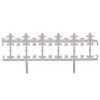 Декоративна ограда 4x86см кафява SA-(5990) - Senyayla