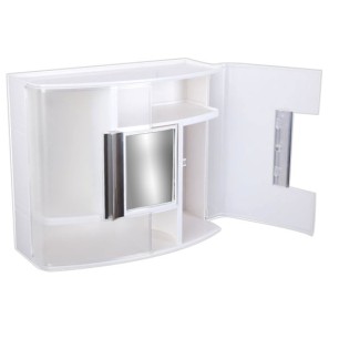 Шкафче за баня с огледало 38x32х17см PN-(M-09316) (А) - Primanova