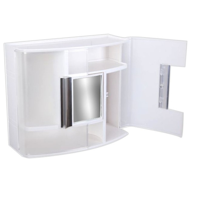 Шкафче за баня с огледало 38x32х17см PN-(M-09316) (А) - Primanova