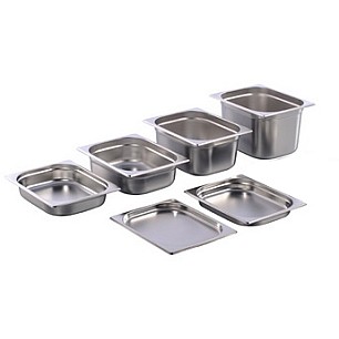 Иноксов гастронорм 1/2 GN h40мм 325x265мм 2л OZ-(3160950) - Ozti